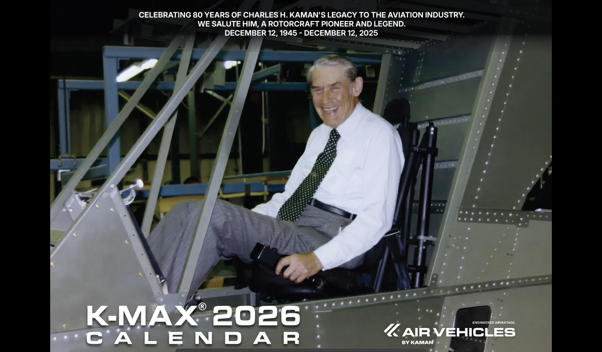 K-MAX 2026 Calendar Cover